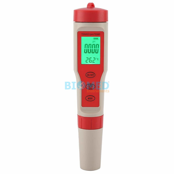 Medidor de pH / conductividad / TDS / temperatura - 4 en 1 EZ-9908