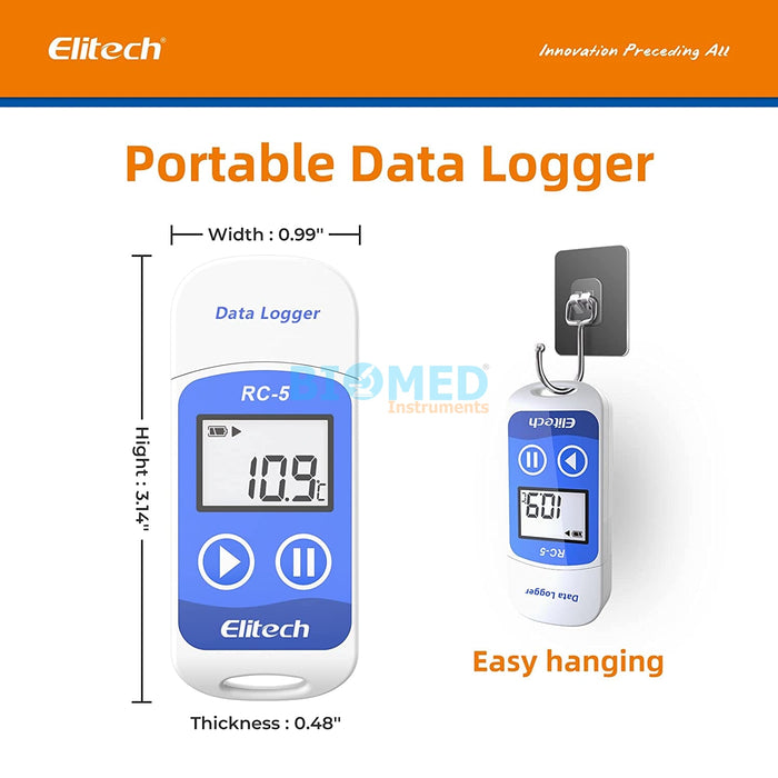 Datalogger Temperatura Usb Elitech RC-5