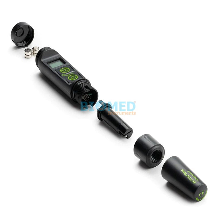 Medidor de conductividad / TDS / temperatura de bolsillo con electrodo reemplazable EC60