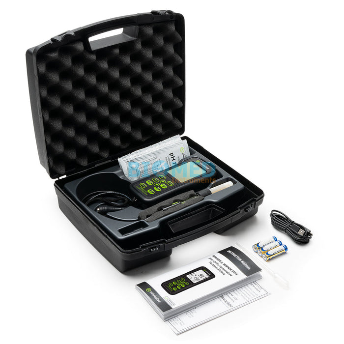 Medidor Portatil Ph/Orp/Temp con sistema de registro Milwaukee MW106