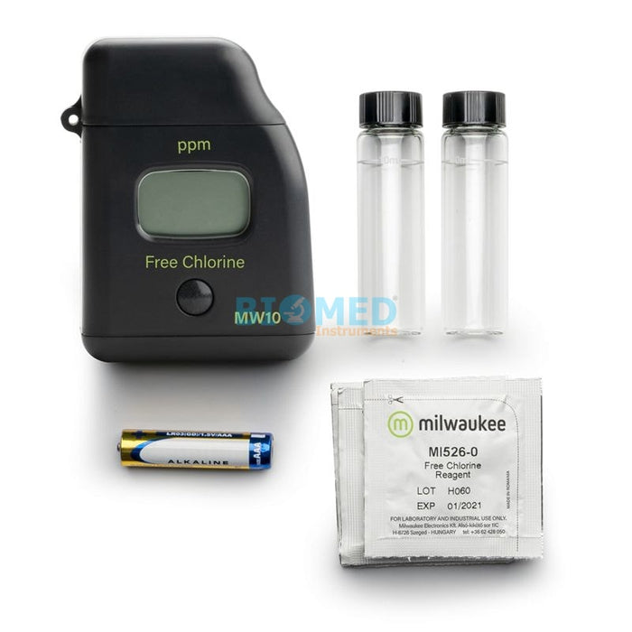 Medidor digital de cloro libre Milwaukee MW10