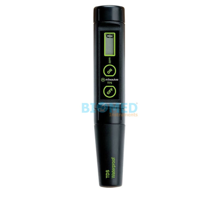 Medidor de TDS a prueba de agua con electrodo reemplazable T75, (Rango Bajo) rango: 0 A 1999 Ppm (Mg / L)