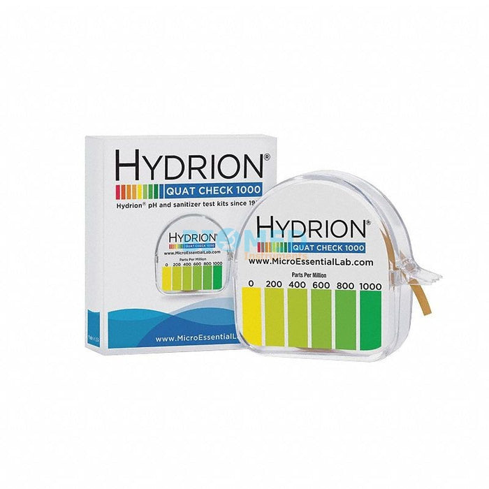 Tiras Para Medir Amonio Cuaternario 0-1000 Ppm Hydrion QC-1001