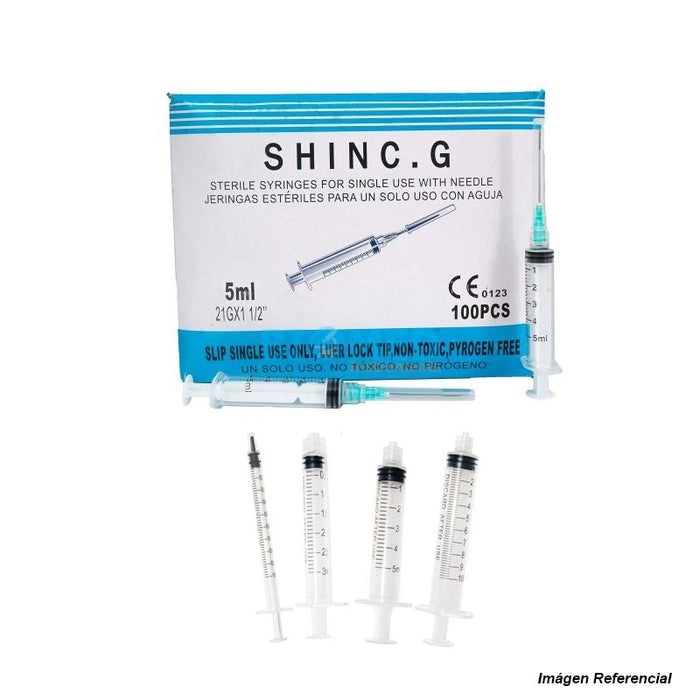 Jeringa De 1 Ml (Para Insulina) 100 Unid