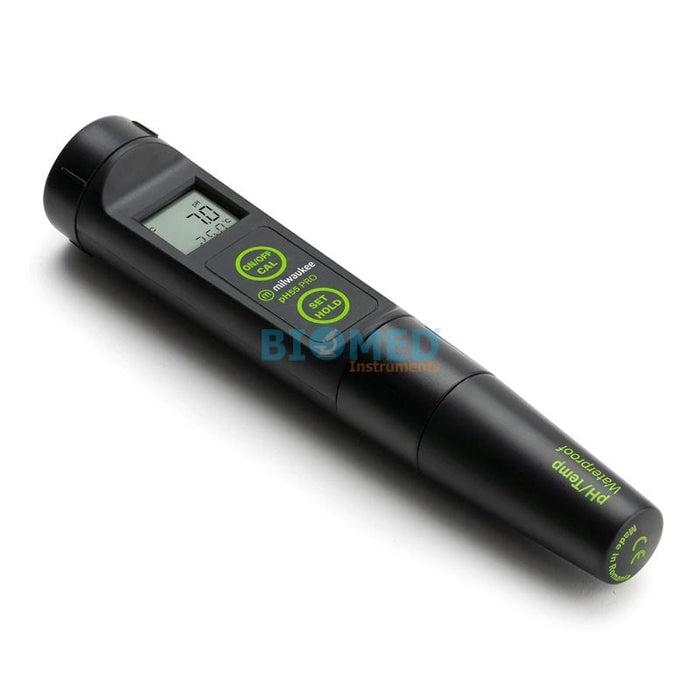 Medidor de pH / temperatura de bolsillo con electrodo reemplazable PH55